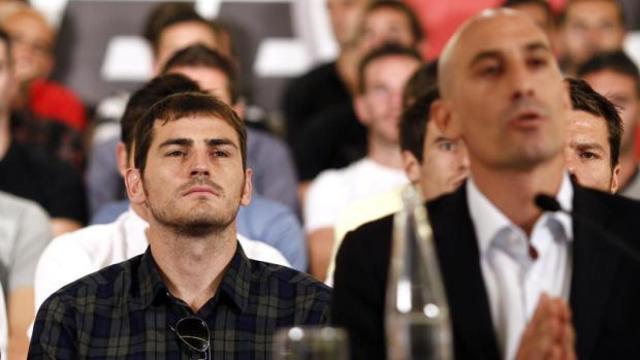 Casillas y Rubiales en 2011