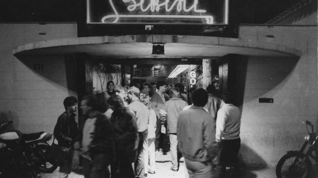 La Sala Bikini, en la ubicación que ocupó entre 1953 y 1990