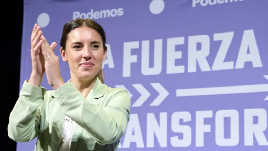 La eurodiputada de Podemos, Irene Montero, en una imagen de archivo