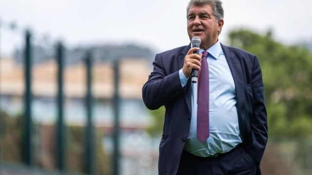 El presidente del Barça, Joan Laporta