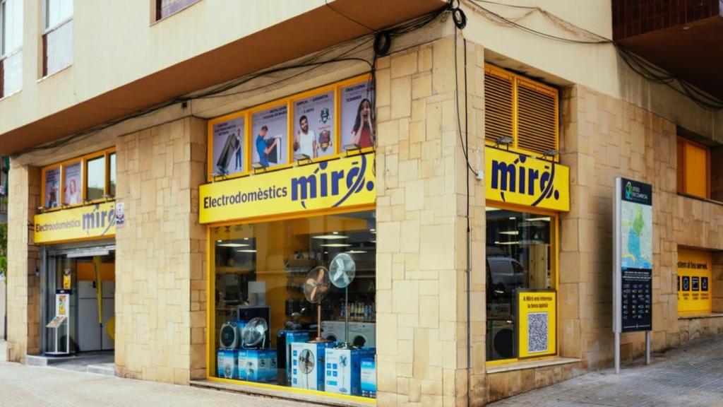 Imagen de un nuevo punto de venta de Electrodomésticos Miró, más reciente, en Sitges