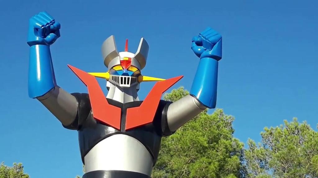 Escultura de Mazinger Z en Tarragona