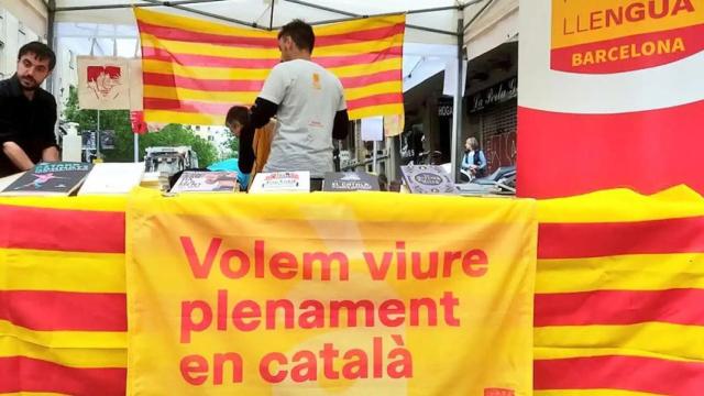'Stand' de Plataforma per la Llengua