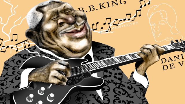 El músico y guitarrista de blues B.B. King