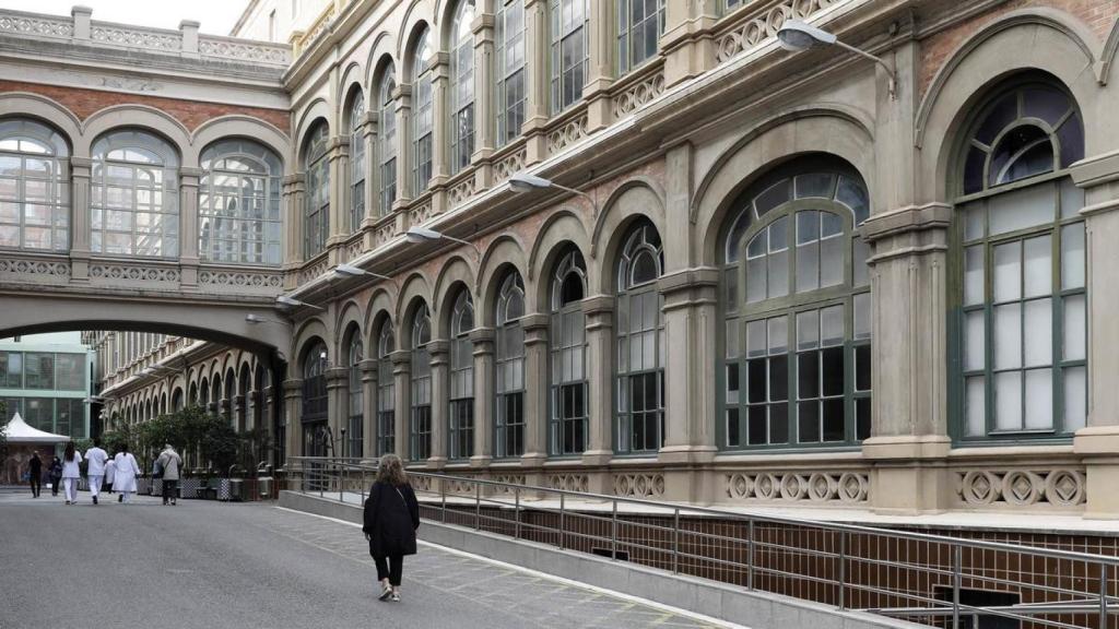 Una usuaria en el Hospital Clínic Barcelona