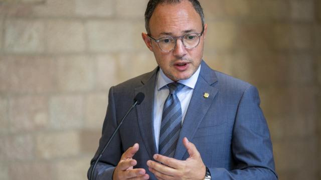 l jefe de Gobierno de Andorra, Xavier Espot, en una visita a la Generalitat de Cataluña