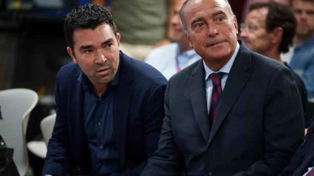 Rafa Yuste, en la presentación de Deco como director deportivo del Barça