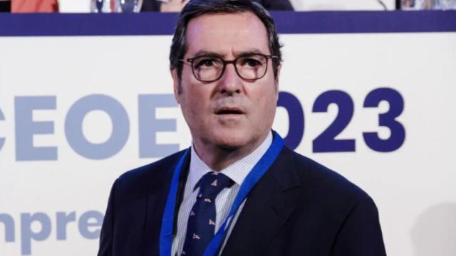 El presidente de la CEOE, Antonio Garamendi