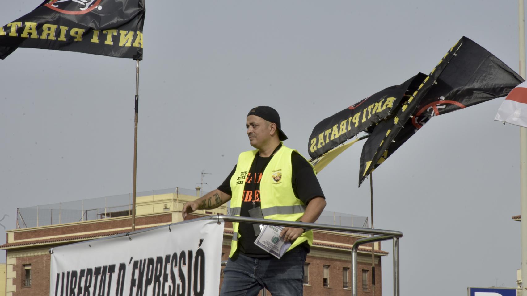 El portavoz de Élite Taxi, Tito Álvarez