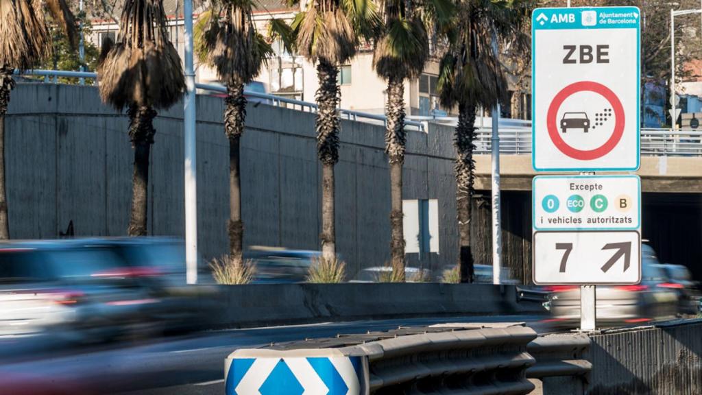 Imagen de la ZBE de Barcelona