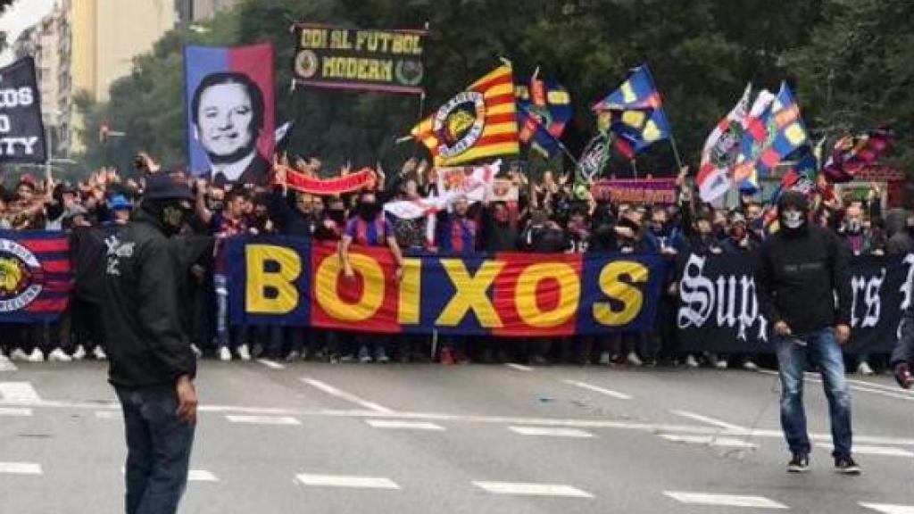 Imagen de archivo de una manifestación de los Boixos Nois