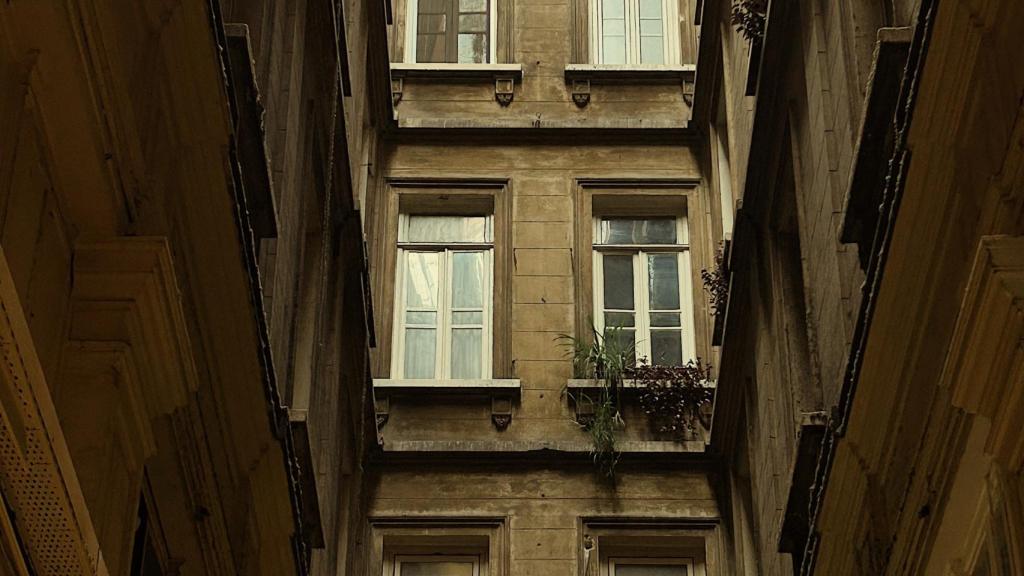 Imagen de archivo de un patio interior en Barcelona