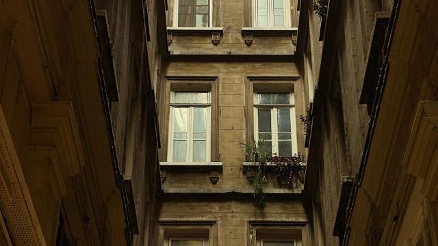 Imagen de archivo de un patio interior en Barcelona