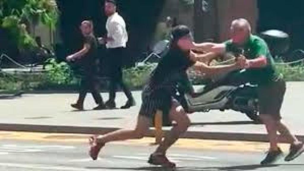 Robo de un reloj a un turista en la Via Laietana de Barcelona