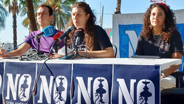 Imagen de la presentación de la campaña 'No a la Copa América'