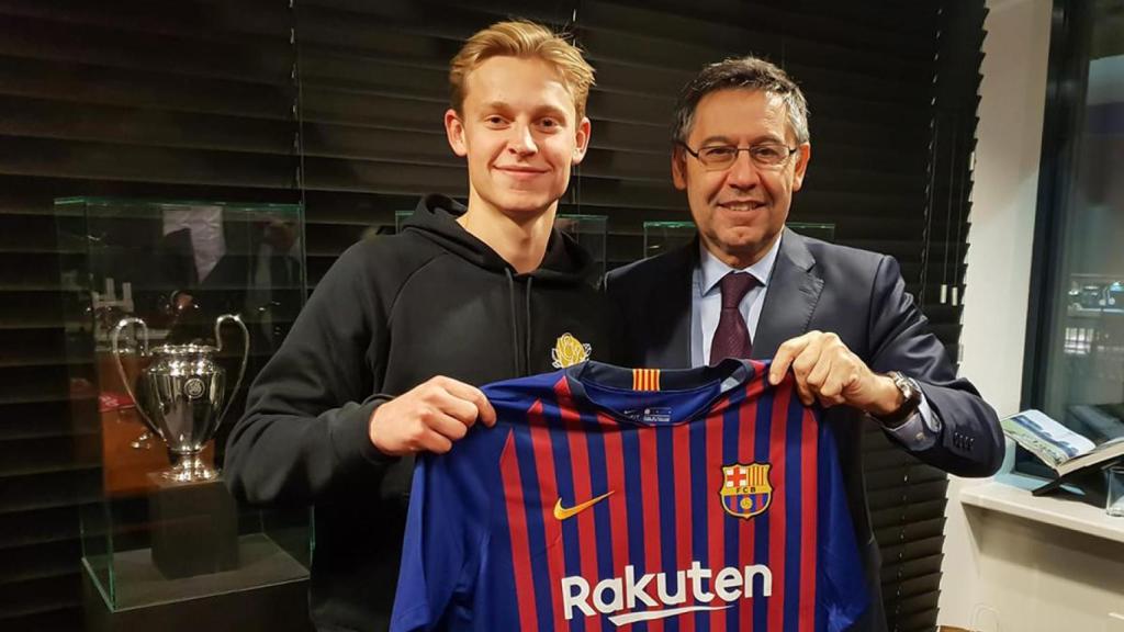 Frenkie de Jong y Bartomeu