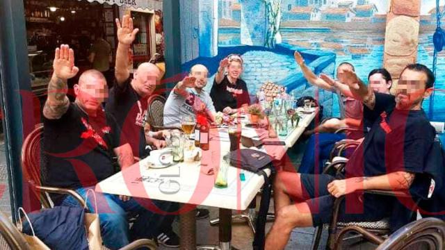 Algunos de los miembros de Combat 18 detenidos por Mossos y Policía Nacional hoy