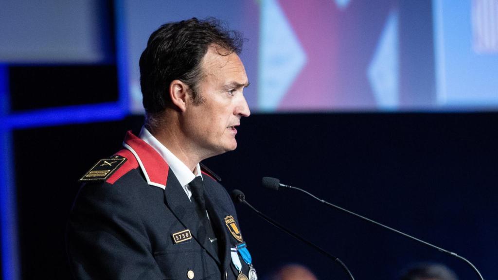 El comissari cap dels Mossos d'Esquadra, Eduard Sallent, en un acte anterior