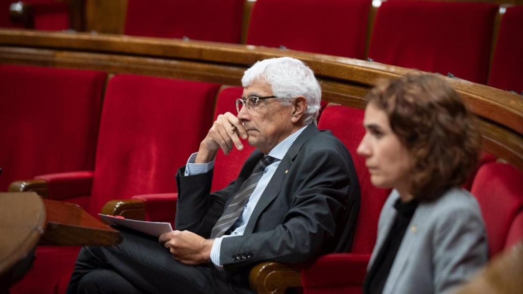 El 'conseller' Manel Balcells, en el Parlament