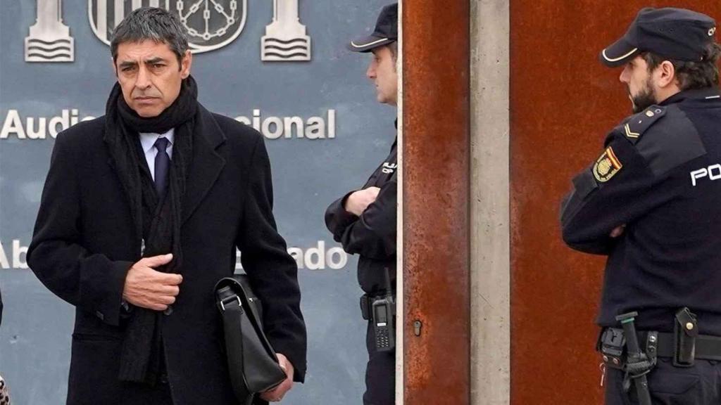 El exmayor de Mossos, Josep Lluís Trapero, en su juicio en la Audiencia Nacional