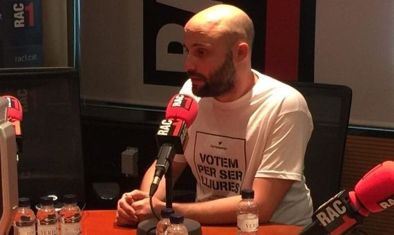Jordi Graupera, en una entrevista concedida a RAC1