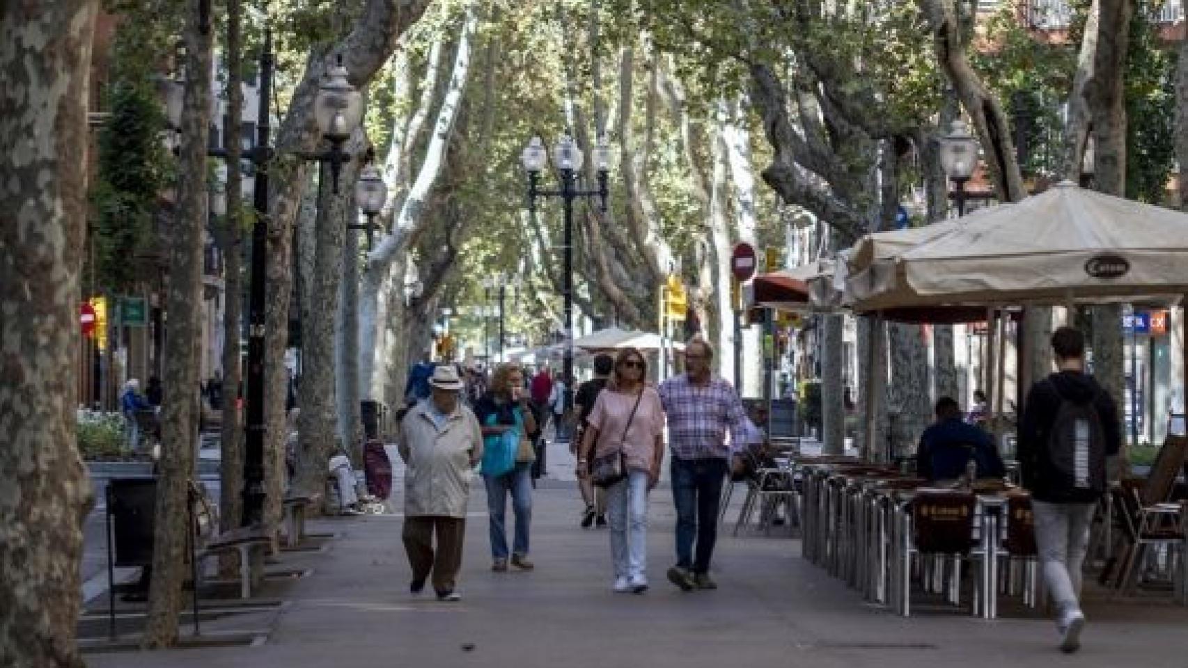 Rambla del Poblenou / HUGO FERNÁNDEZ