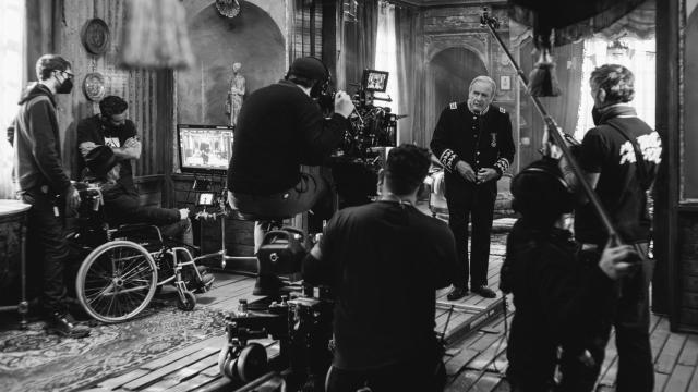 Una escena del rodaje de 'El conde', la película de Pablo Larraín