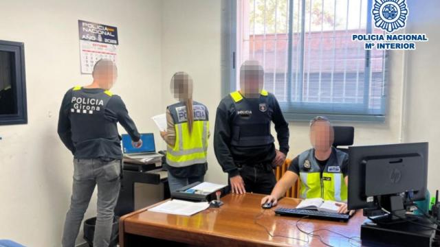 Policía Nacional en Girona