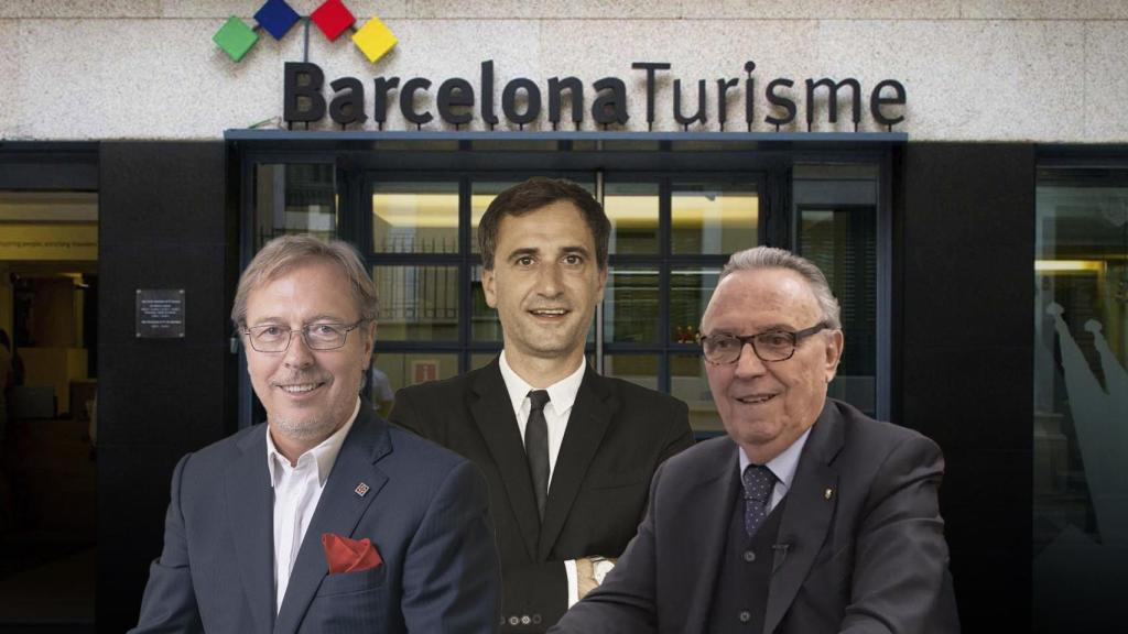 Josep Santacreu, Manel Casals y Joan Gaspart