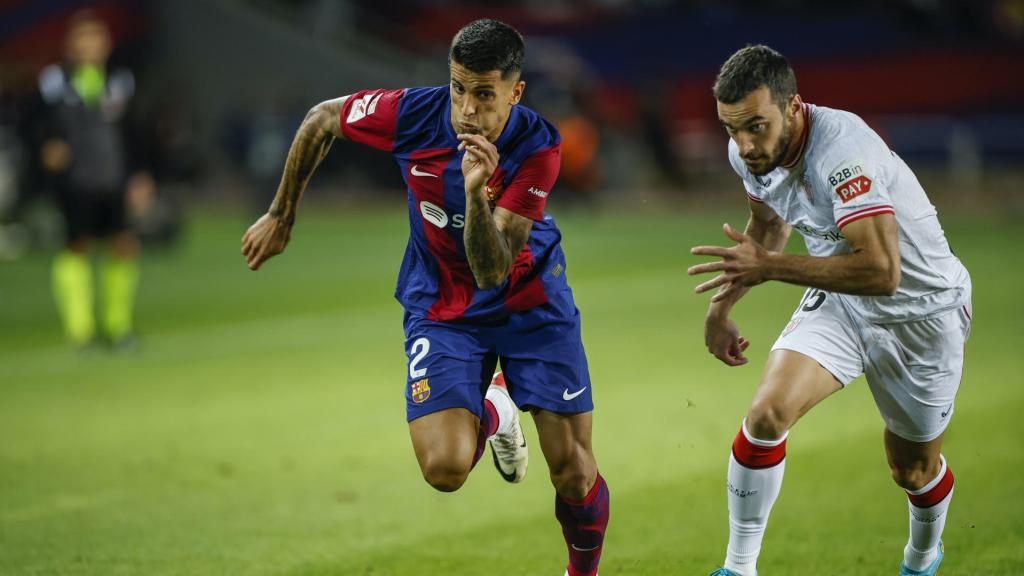 Joao Cancelo, durant un partit aquesta temporada 2023-24