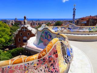 El park Güell de Barcelona
