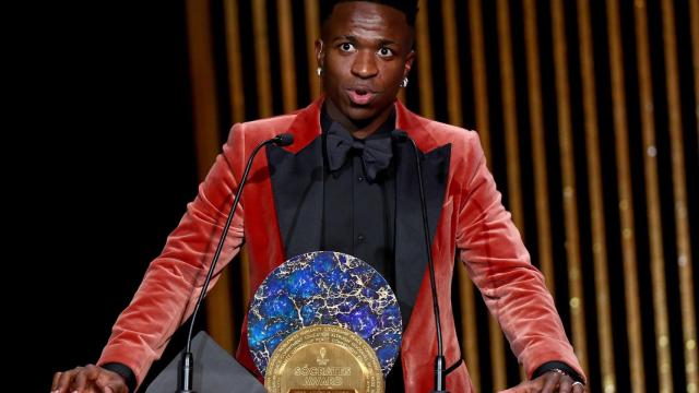 Vinicius, en la gala del Balón de Oro