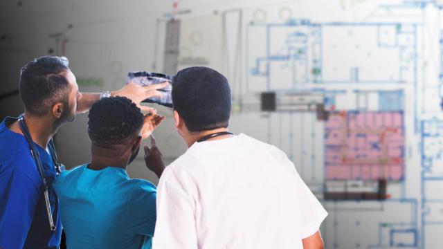 Tres médicos y los planos de la UCI ilegal del hospital IAS de Girona