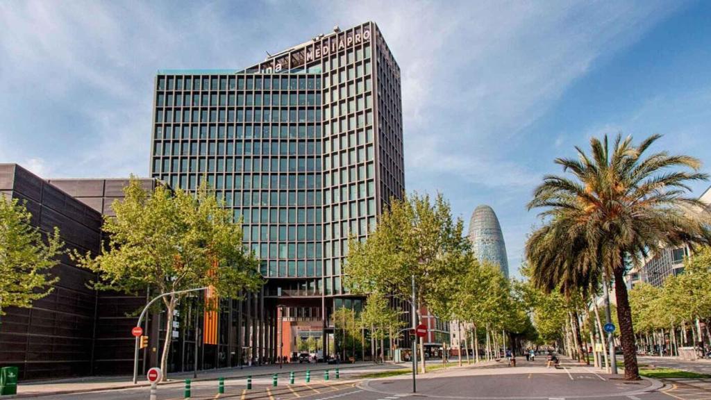 La seu de Grup Mediapro a l'avinguda Diagonal de Barcelona
