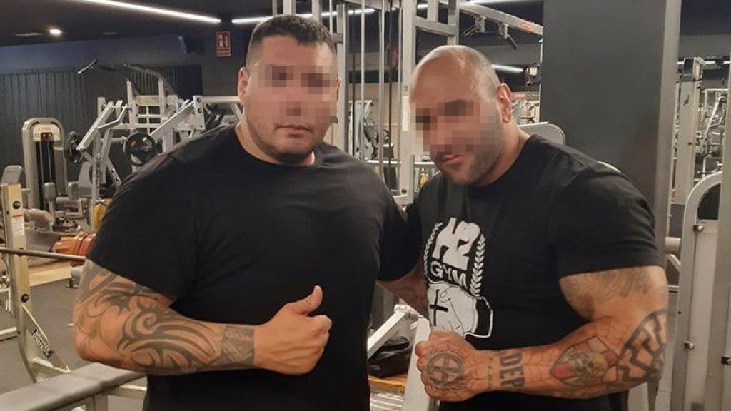 Francisco Pérez, àlies 'Paco el Gordo' (esq), al costat de David Pozzi