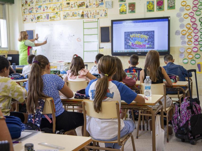 Una professora de Primària