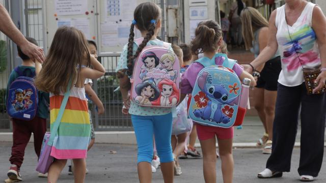 Alumnas de una escuela Primaria