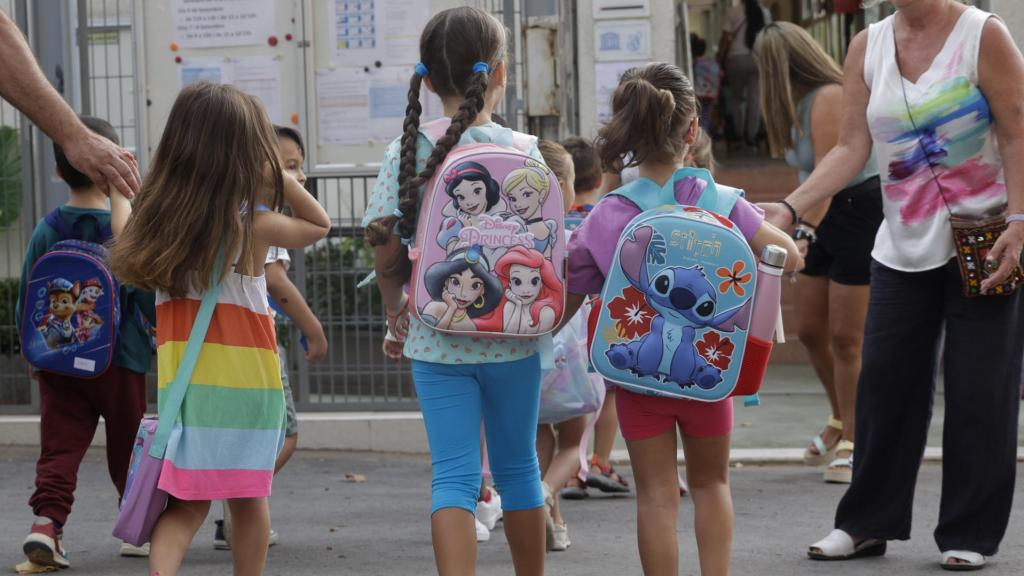 Alumnas de una escuela Primaria