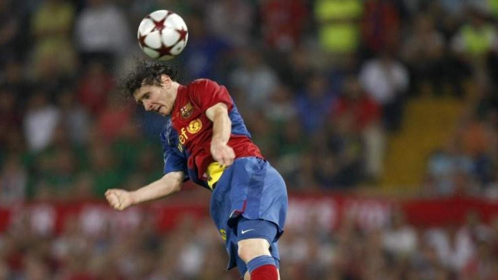Messi marca al Manchester United a Roma