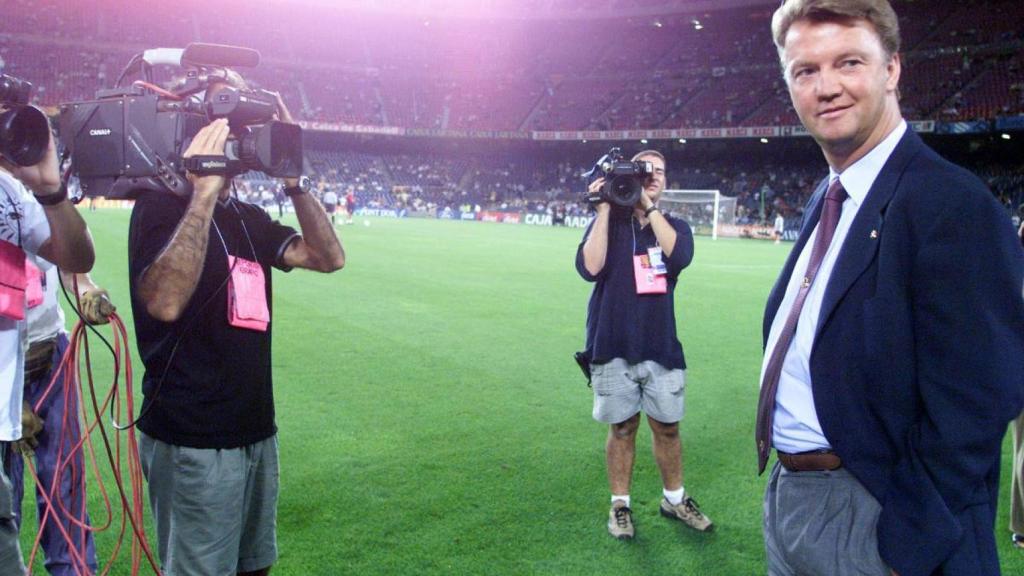 Louis van Gaal, en la seva primera etapa com a entrenador del Barça