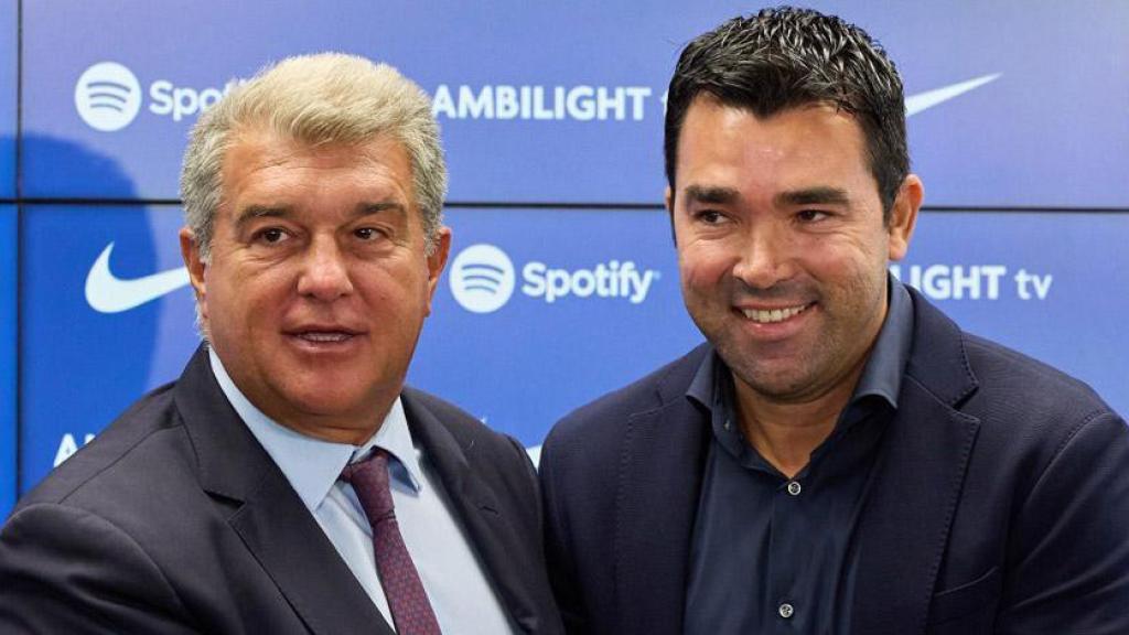 Deco i Laporta, en una imatge d'arxiu durant un acte