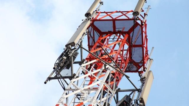 Una antena de telefonía