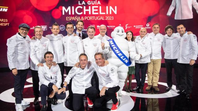 Imagen de la anterior Gala Michelin, con algunos de los chefs premiados