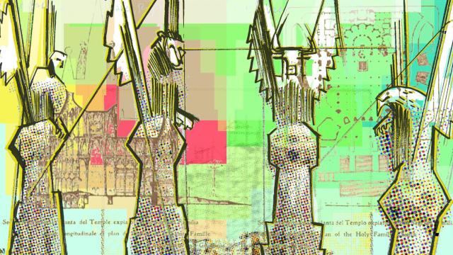 Las torres de la Sagrada Família