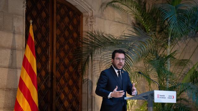 El presidente de la Generalitat, Pere Aragonès / EP