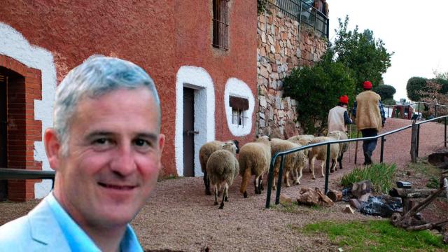 David Esquirol, responsable del pesebre viviente de Corbera