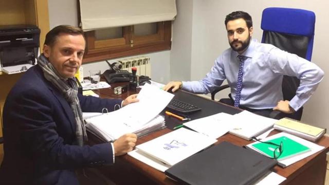 Manel Aviñó (i), presidente de la RFEDA, en una imagen de archivo