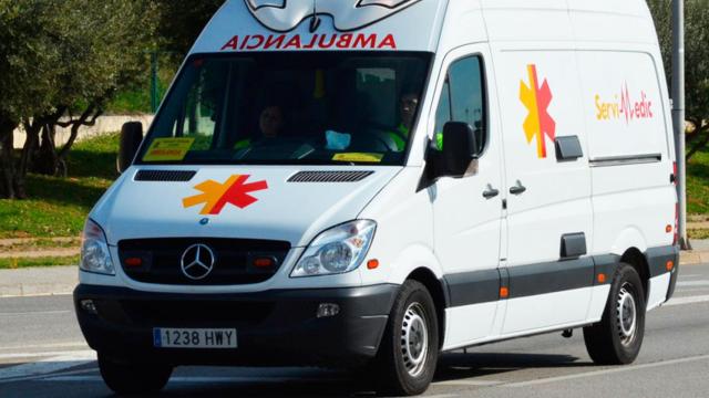 Imagen de una ambulancia de Servimedic