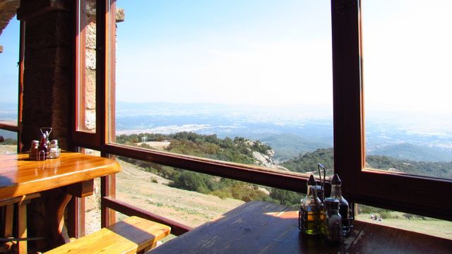 Vistas desde el restaurante La Mola