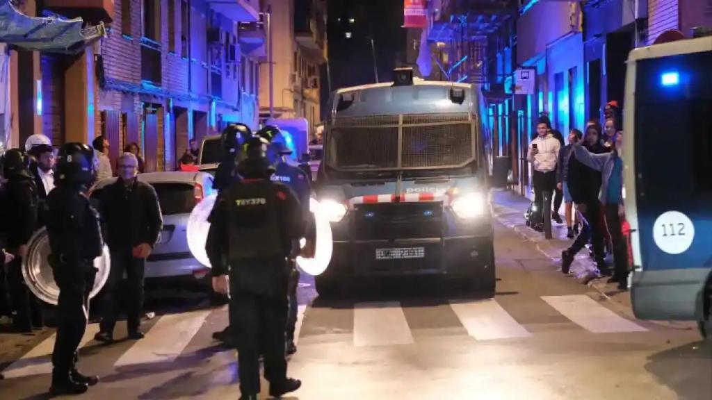 Mossos d'Esquadra en Barcelona